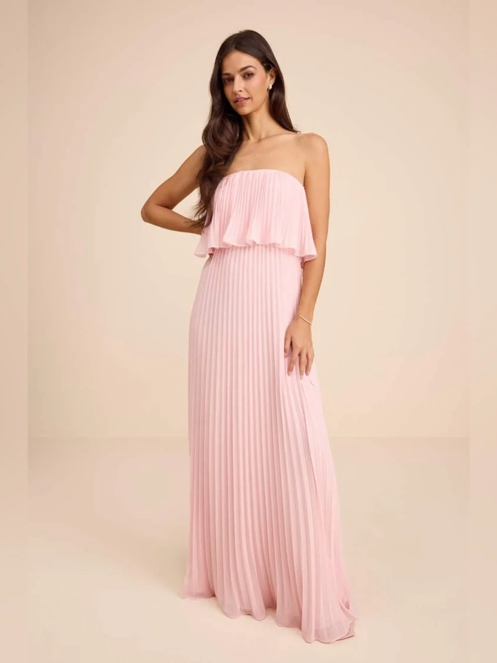 lulus blush pink dress Blush Pink Dress - Maxi Dress - Sleeveless Dress - V-Neck Dress